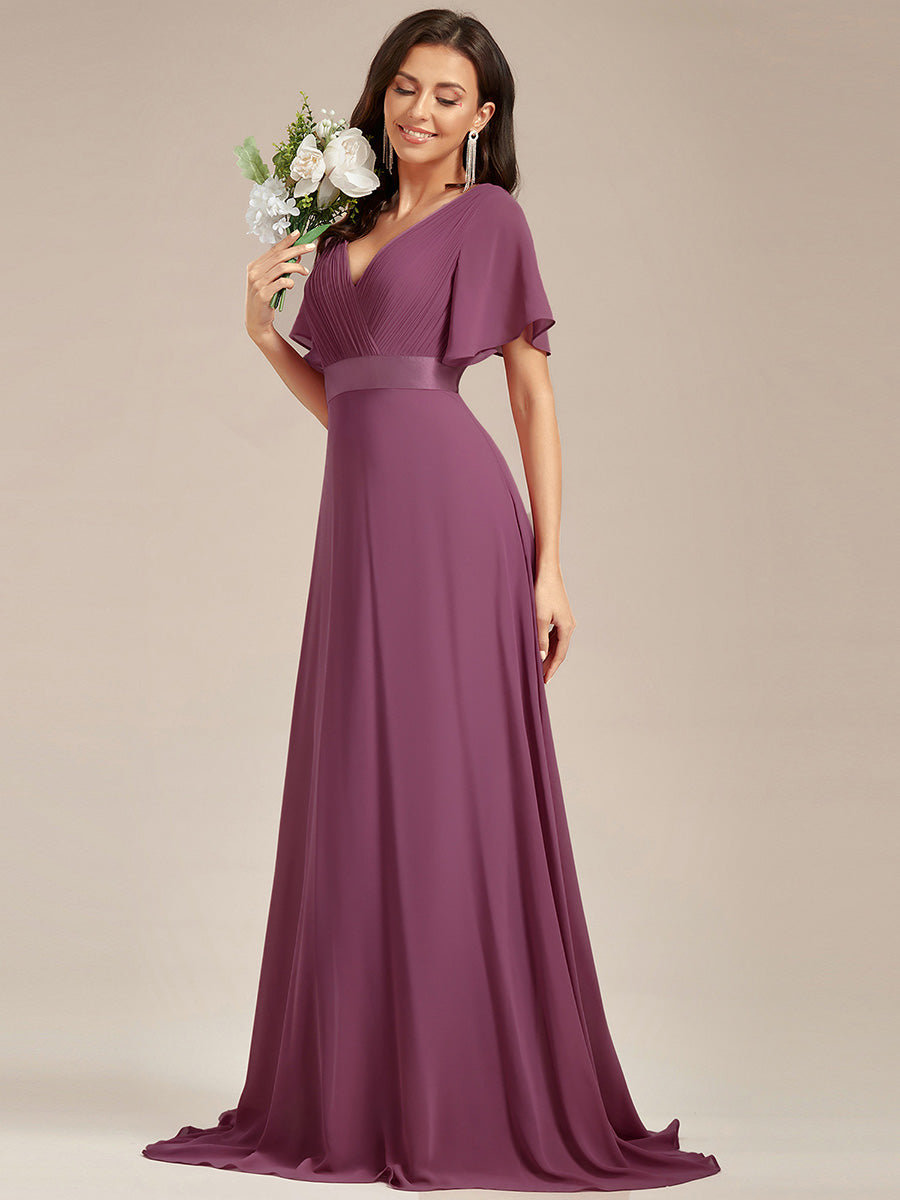 ELEONORE™ – High-Waist Chiffon Bridesmaid Dress