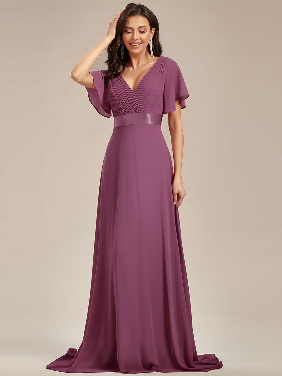 ELEONORE™ – High-Waist Chiffon Bridesmaid Dress
