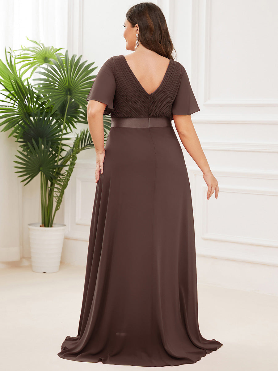 ELEONORE™ – High-Waist Chiffon Bridesmaid Dress