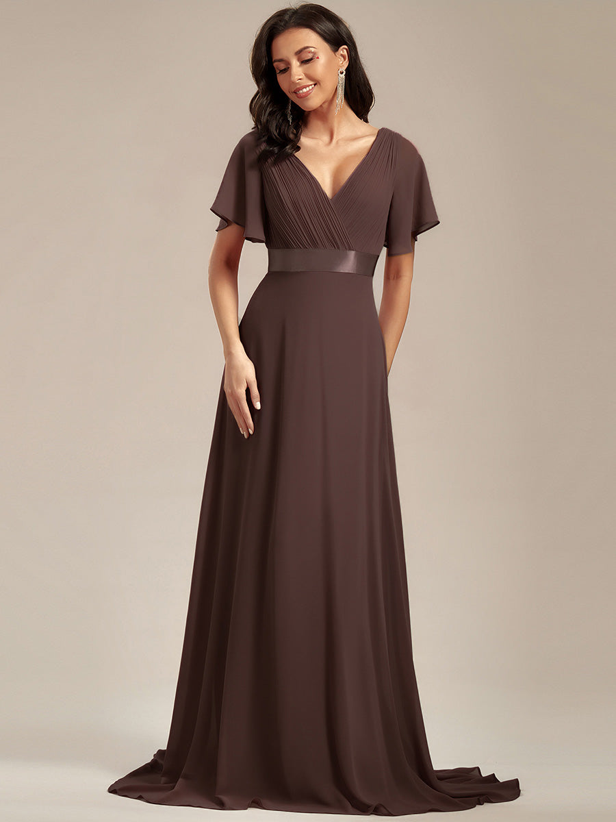 ELEONORE™ – High-Waist Chiffon Bridesmaid Dress