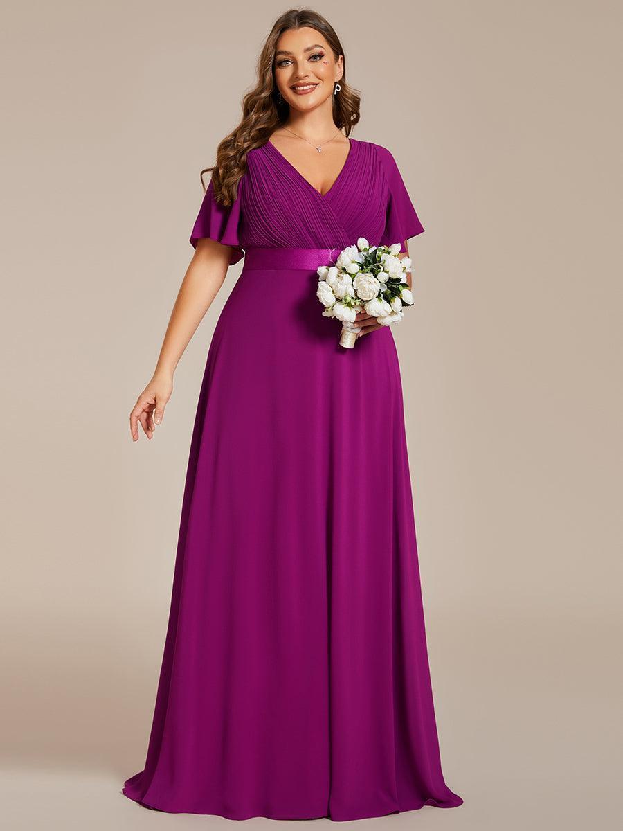 ELEONORE™ – High-Waist Chiffon Bridesmaid Dress