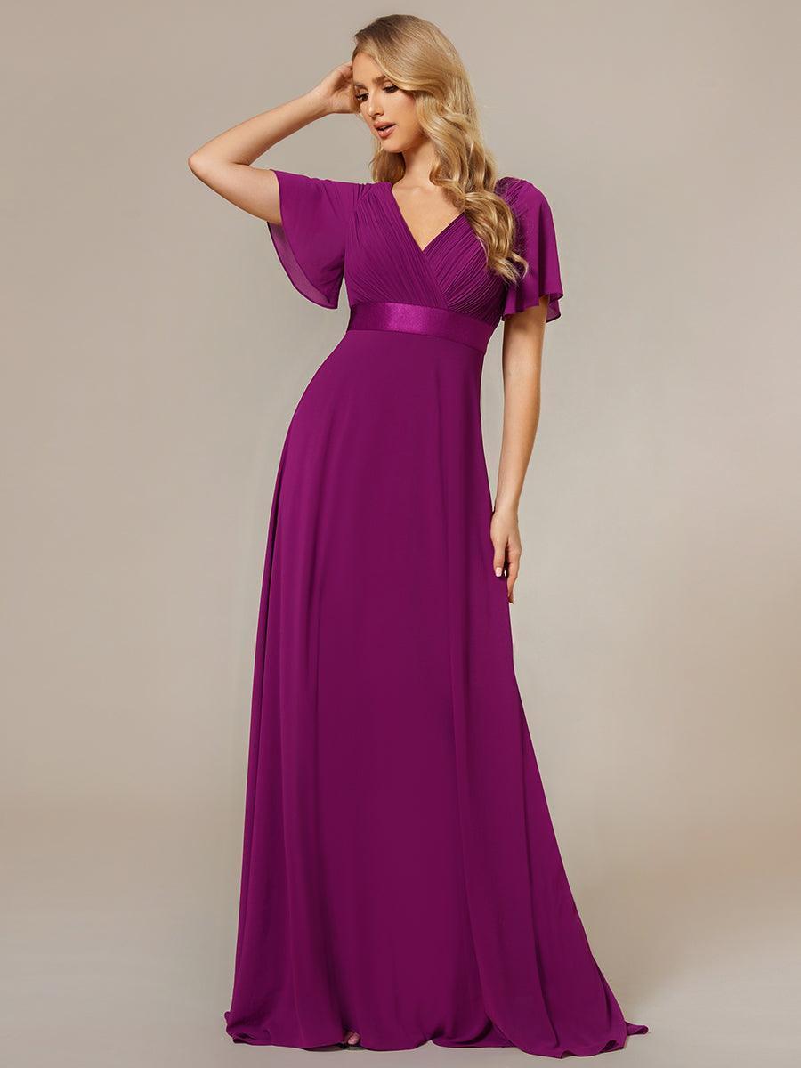 ELEONORE™ – High-Waist Chiffon Bridesmaid Dress