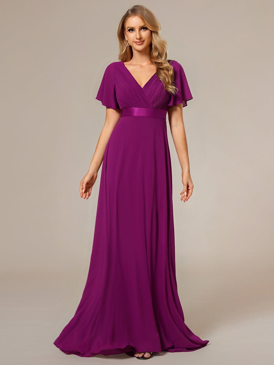 ELEONORE™ – High-Waist Chiffon Bridesmaid Dress