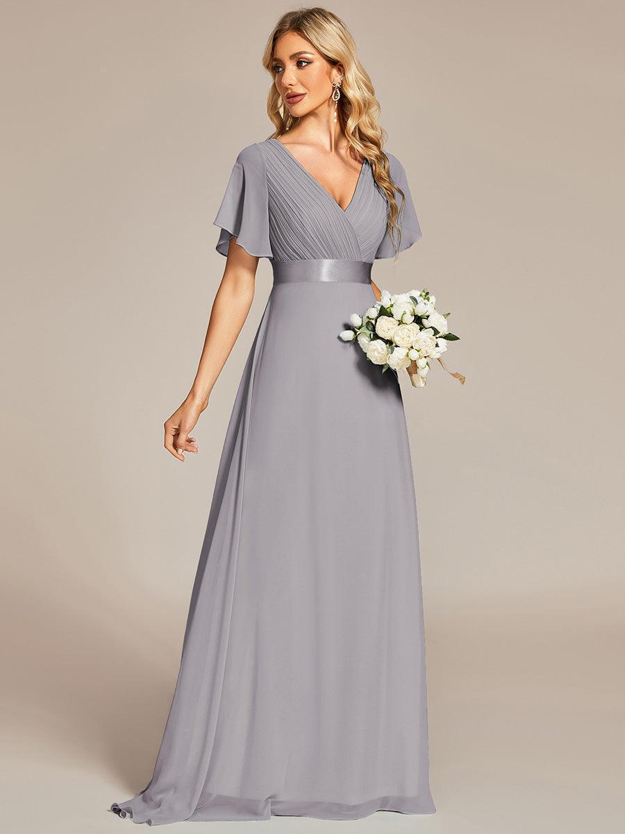 ELEONORE™ – High-Waist Chiffon Bridesmaid Dress