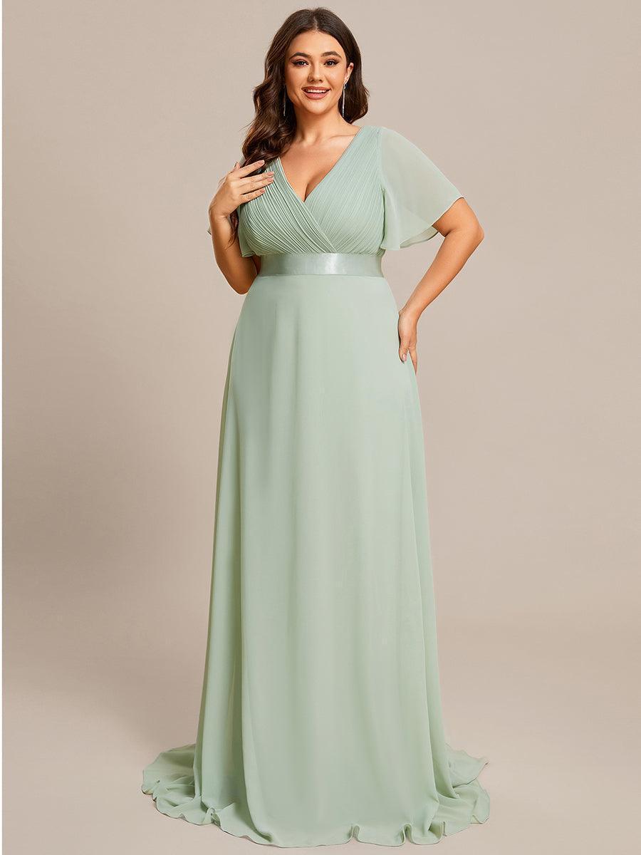 ELEONORE™ – High-Waist Chiffon Bridesmaid Dress