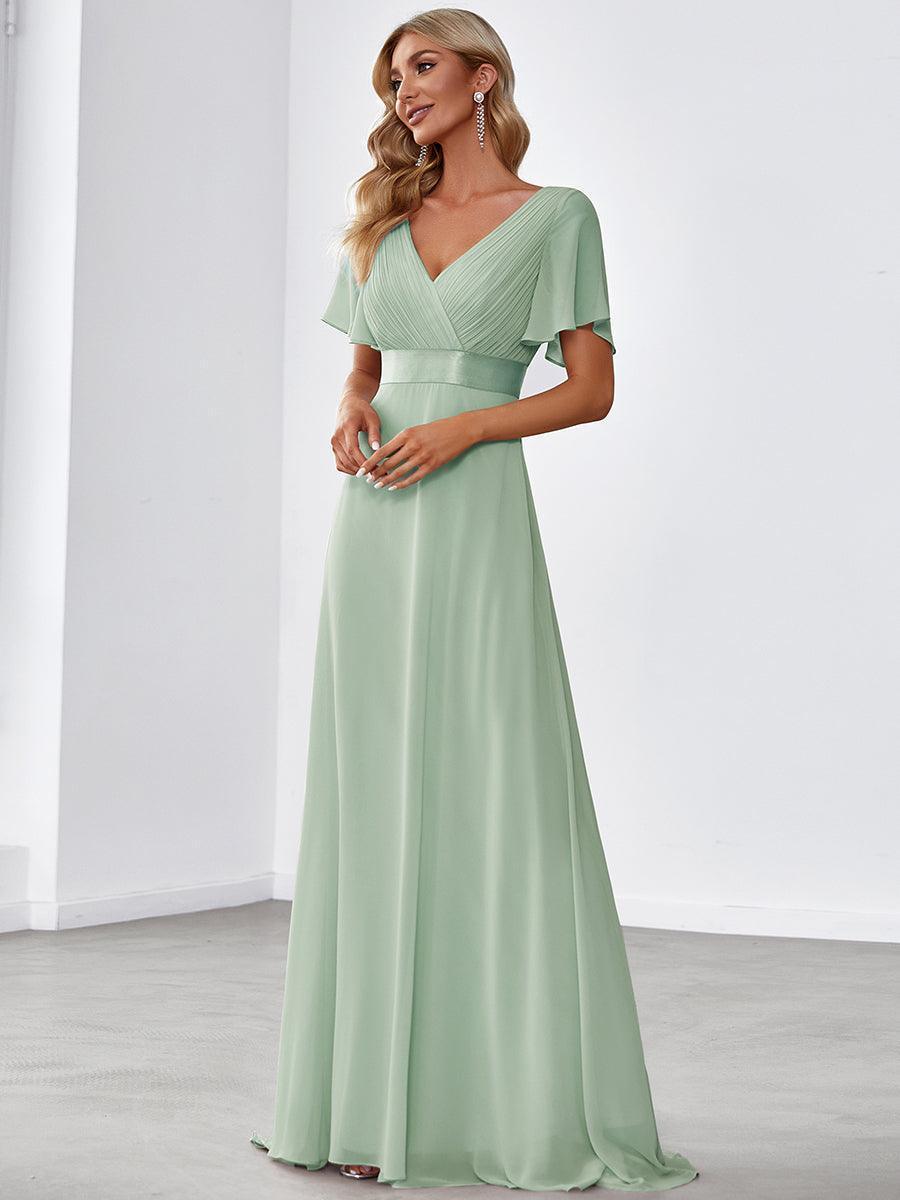 ELEONORE™ – High-Waist Chiffon Bridesmaid Dress