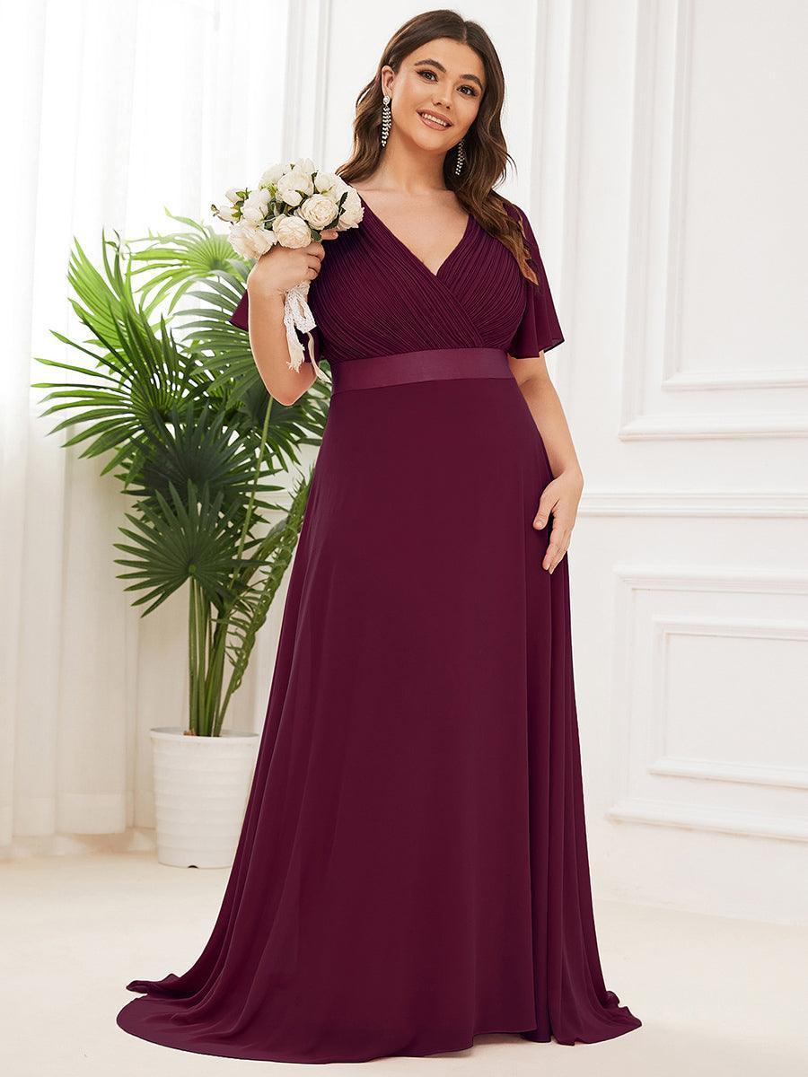 ELEONORE™ – High-Waist Chiffon Bridesmaid Dress
