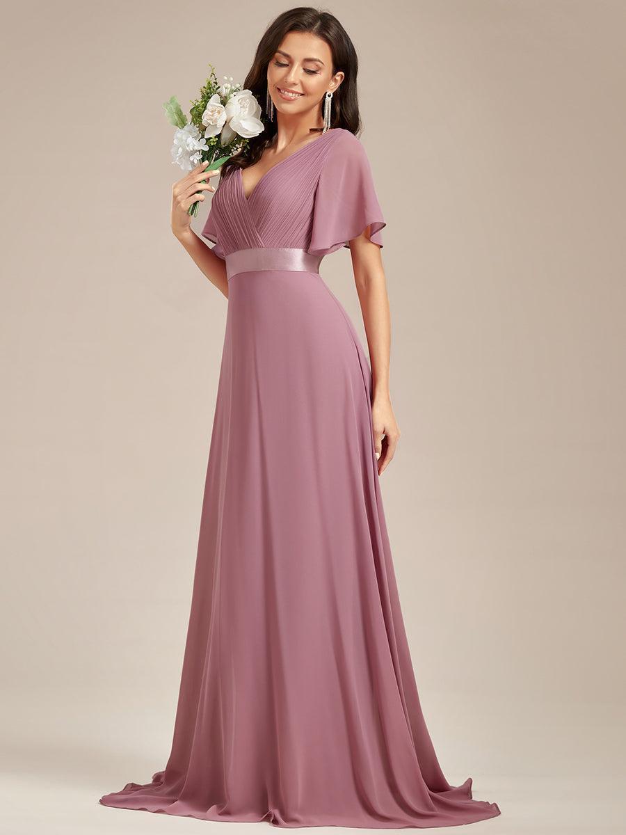 ELEONORE™ – High-Waist Chiffon Bridesmaid Dress