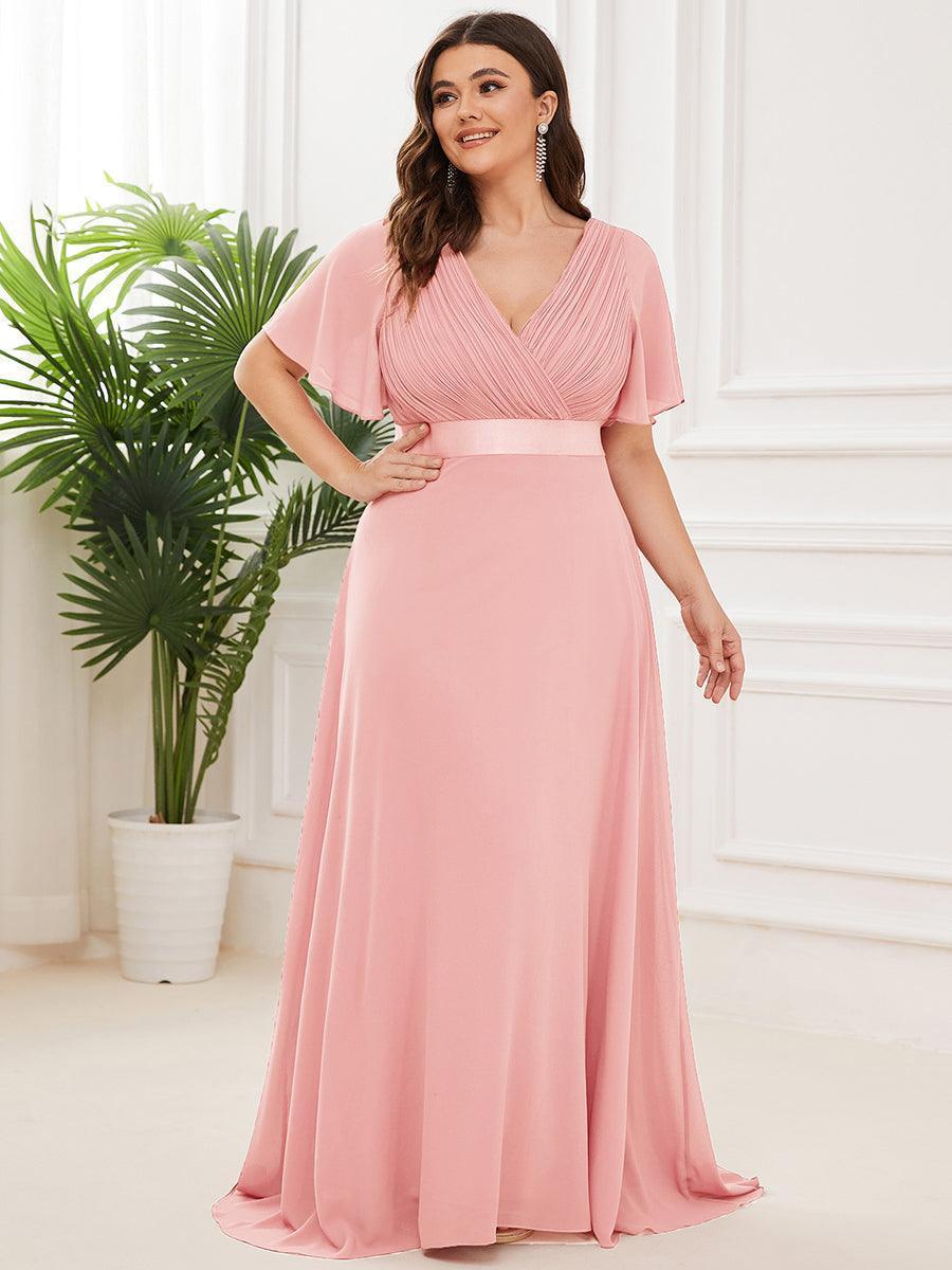 ELEONORE™ – High-Waist Chiffon Bridesmaid Dress