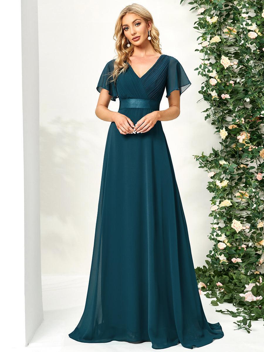 ELEONORE™ – High-Waist Chiffon Bridesmaid Dress