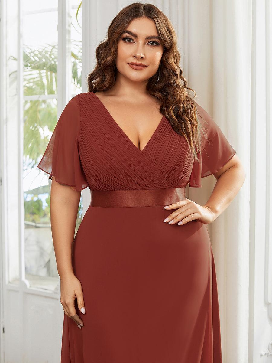 ELEONORE™ – High-Waist Chiffon Bridesmaid Dress