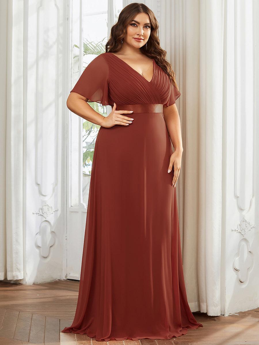 ELEONORE™ – High-Waist Chiffon Bridesmaid Dress