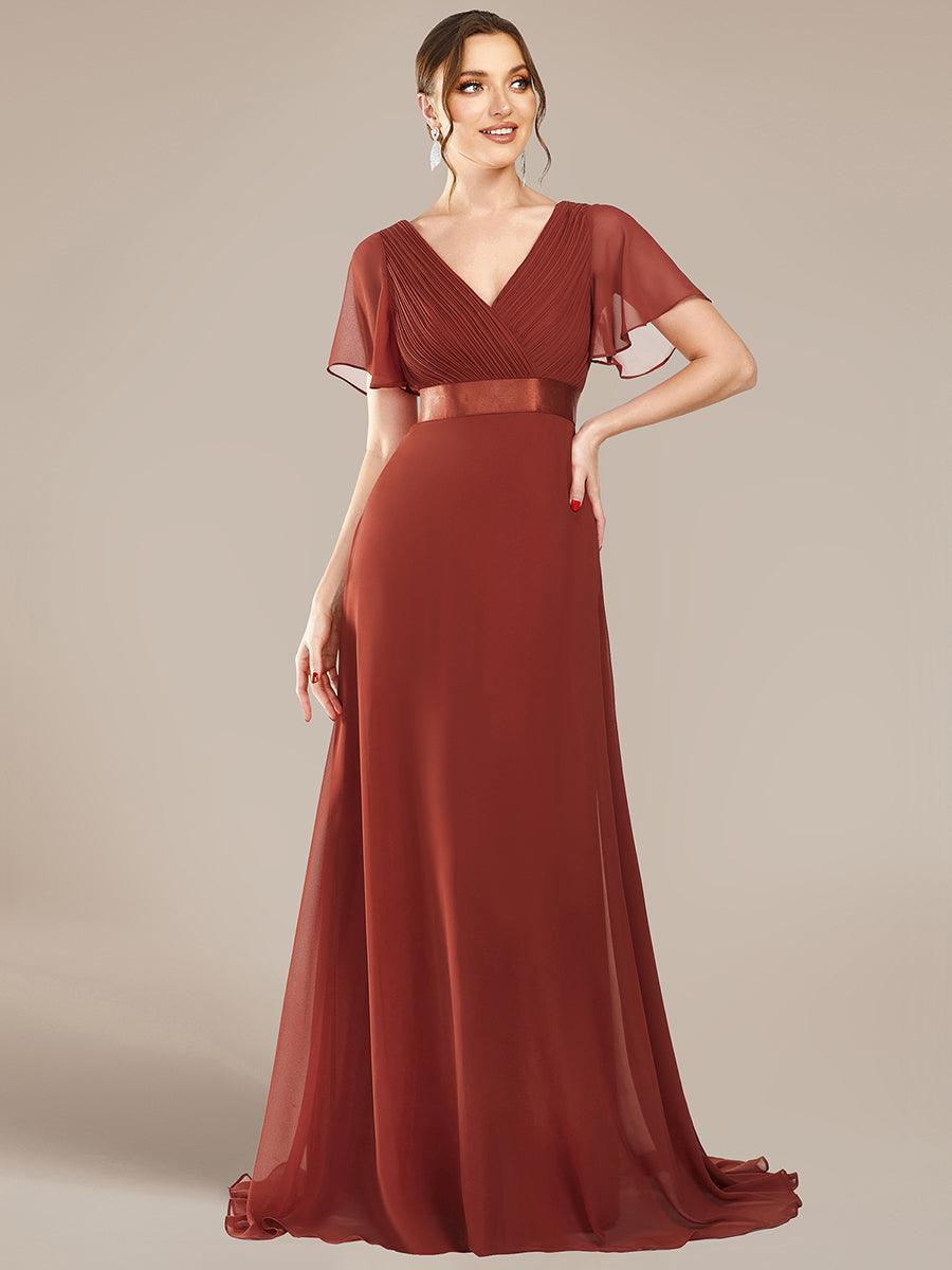 ELEONORE™ – High-Waist Chiffon Bridesmaid Dress