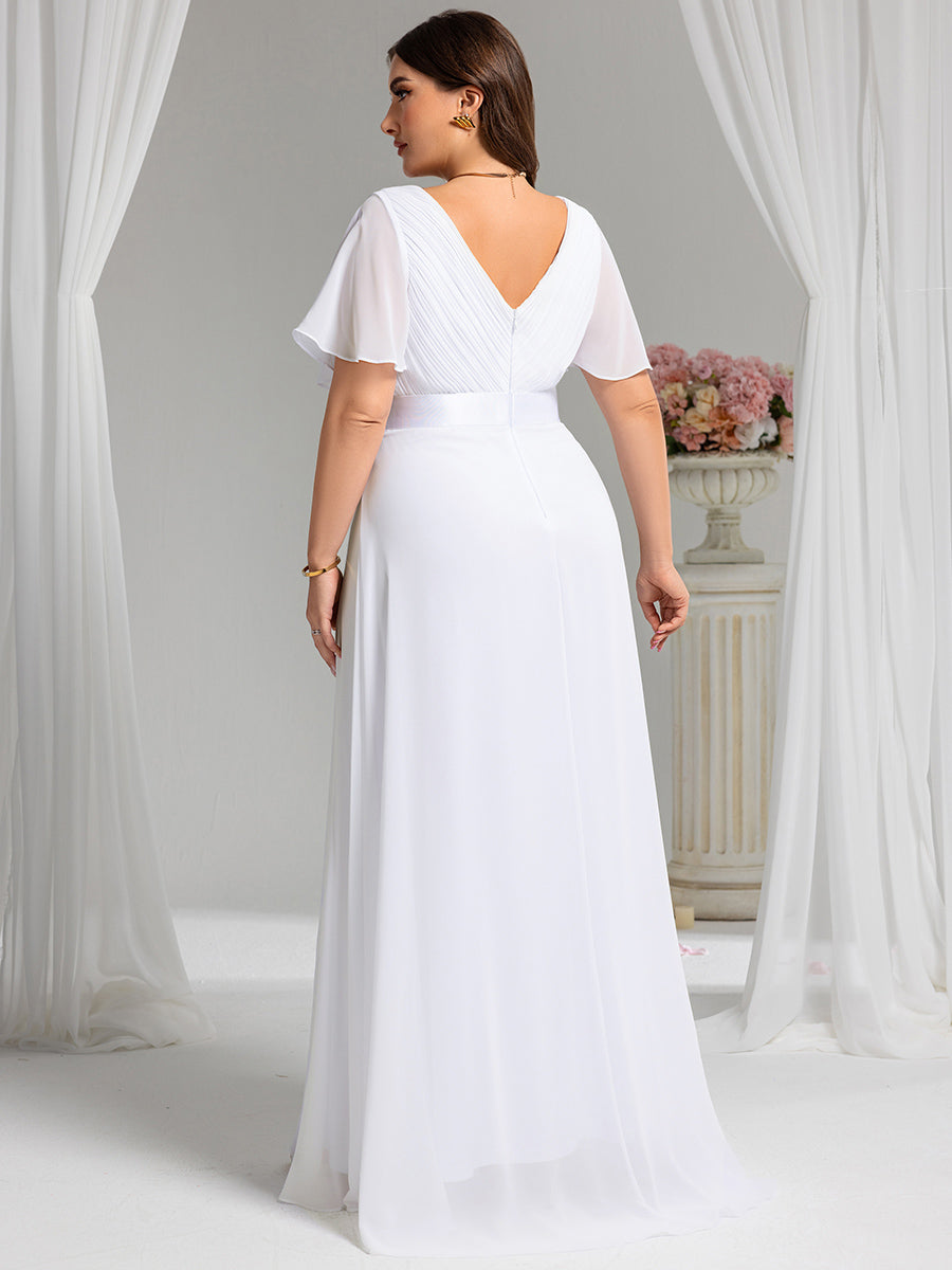 ELEONORE™ – High-Waist Chiffon Bridesmaid Dress