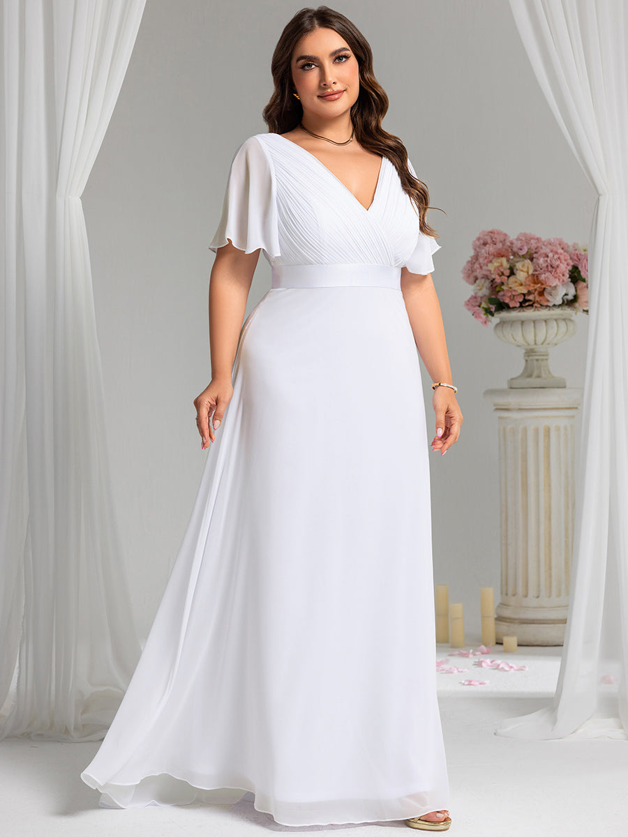 ELEONORE™ – High-Waist Chiffon Bridesmaid Dress