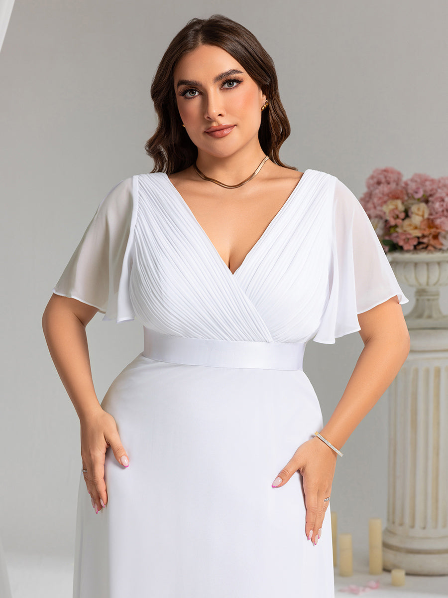 ELEONORE™ – High-Waist Chiffon Bridesmaid Dress