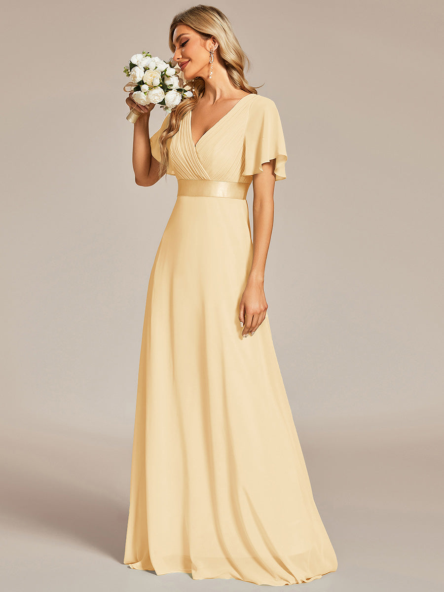 ELEONORE™ – High-Waist Chiffon Bridesmaid Dress