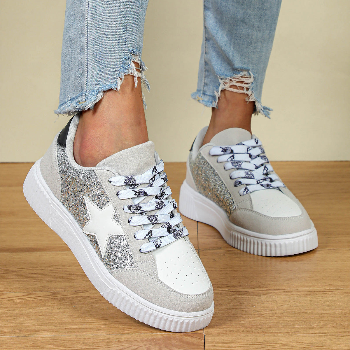 HAKO™ - Classy Lace-Up Low Top Running Sneakers