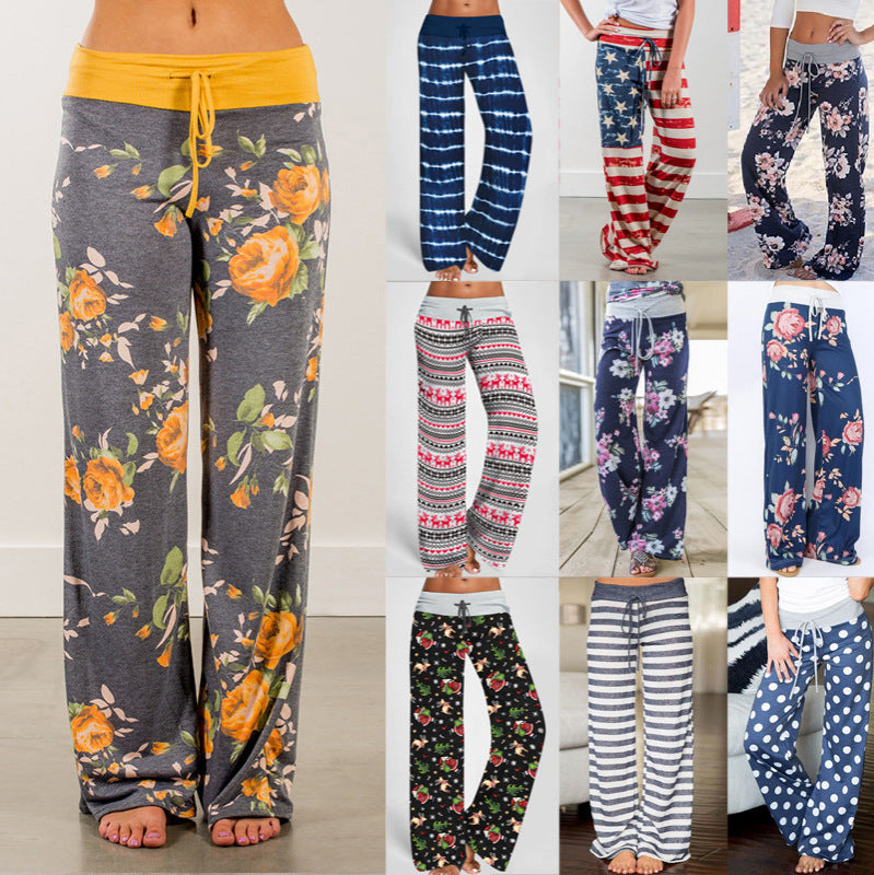 Chica™ | Elegant Camouflage Casual Pants