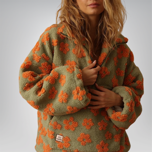 Daisy™ | Floral Sherpa Fleece Jacket