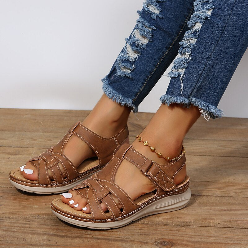 Orthopedic Hiking Sandals for Women Platform Outdoor Comfort