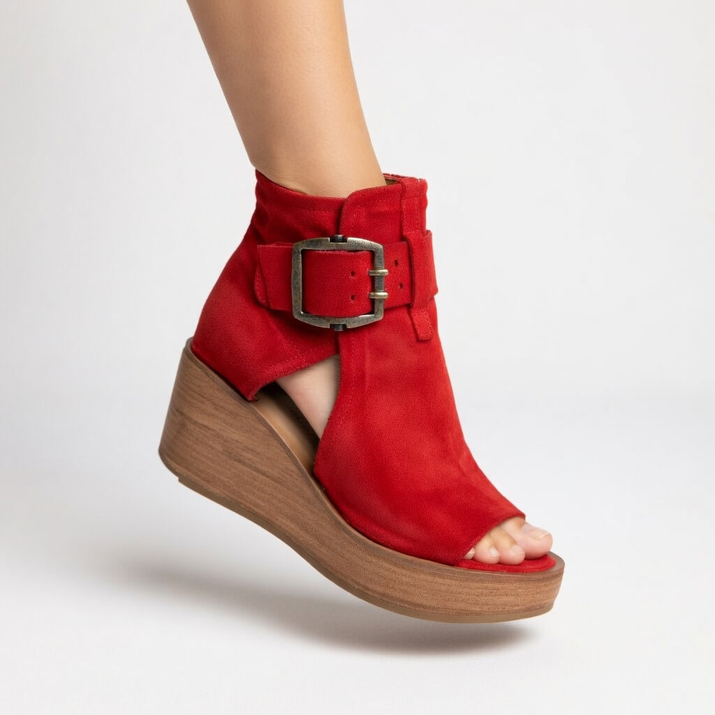 ORÉLISSE™ – Modern Open Wedge Ankle Boots
