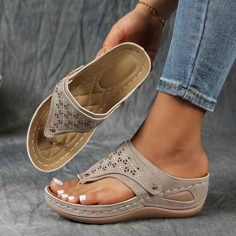 ARCHELLA™ – Ergonomic Wedge Comfort Sandals