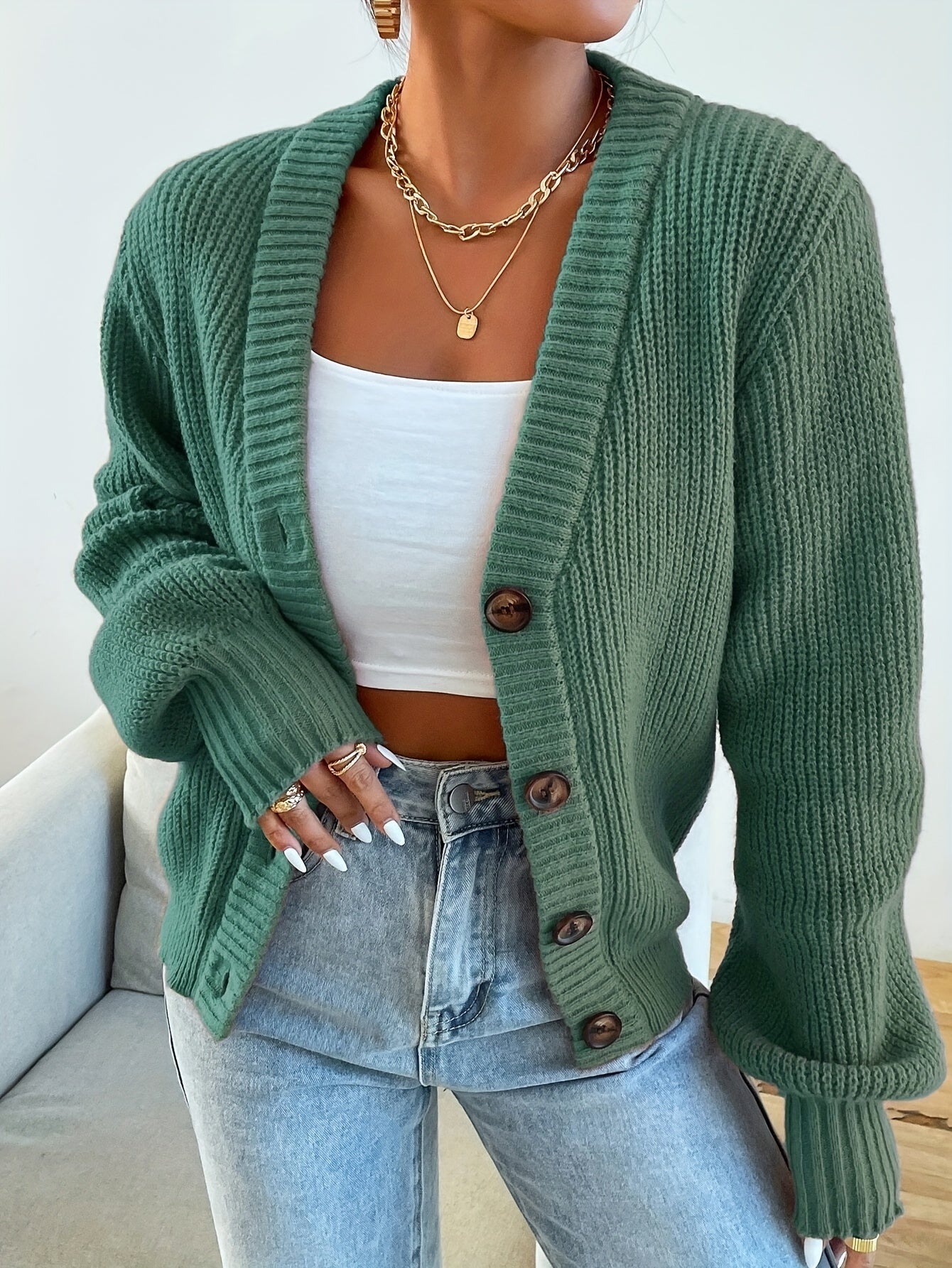 Oriana™ | Elegant Viscose Cardigan