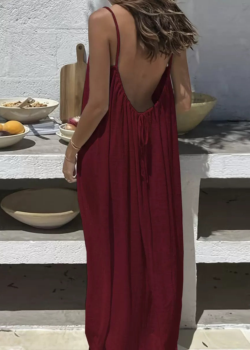 La Douce™ | Backless Summer Maxi Dress