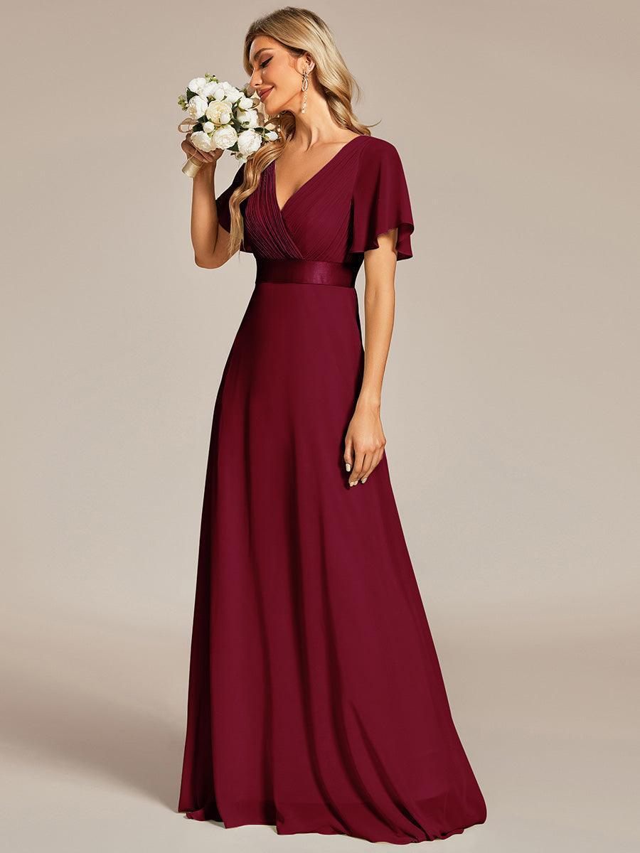 ELEONORE™ – High-Waist Chiffon Bridesmaid Dress