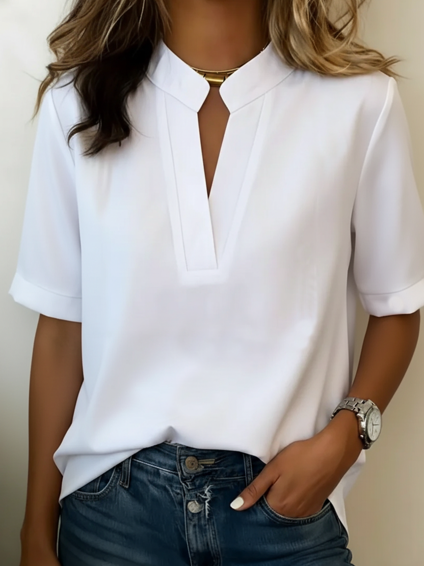 ÉLISE™ – Elegant Minimalist Blouse