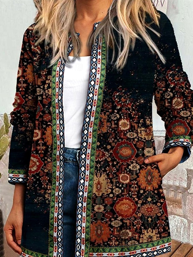 Livia™ | Vintage Casual Floral Printed Jacket